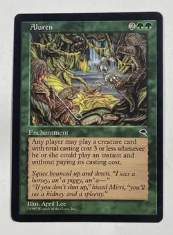 Aluren Tempest LP Light Play MTG Magic The Gathering - Image 1