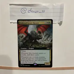 Colossal Grave-Reaver (Extended Art) Commander: Tarkir: Dragonstorm Regular - Image 1