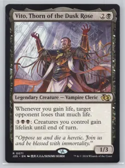Vito, Thorn of the Dusk Rose (Anime) R Foundations Jumpstart 71 NM - Image 1