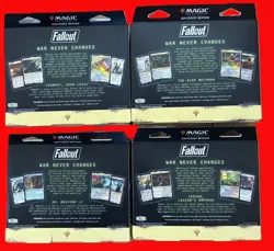 Planeswalker Decks MTG Magic the Gathering FALLOUT COMMANDERS SET OF 4 - Image 2