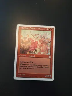 MTG Magic the Gathering Portal Three Kingdoms P3K - Ma Chao, Western Warrior - Image 1