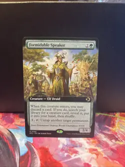 Formidable Speaker (Extended Art) Lorwyn Eclipsed Regular Near Mint - Image 1