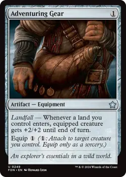 MTG Adventuring Gear - Foundations (FDN) NM #249 - Image 1