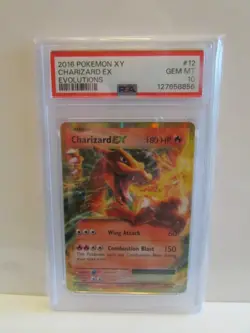 Charizard EX 12/108 XY Evolutions Pokemon 2016 PSA 10 GEM MINT - Image 1
