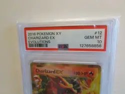Charizard EX 12/108 XY Evolutions Pokemon 2016 PSA 10 GEM MINT - Image 2