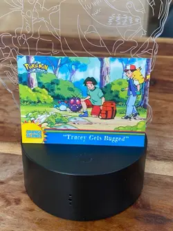 Tracey Gets Bugged OR14 Pokemon Topps Orange Island blue logo - Image 1