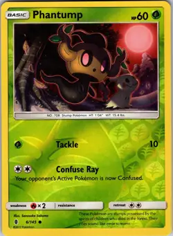 Phantump 6/145 SM - Guardians Rising Pokemon TCG LP - Image 1