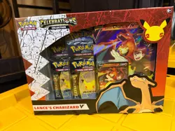 Pokemon TCG Celebrations Collection Lance's Charizard V Box Sealed!!! - Image 1