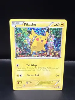 Pokemon TCG Pikachu Mcdonalds Promos 6/12 Confetti Holo Promo 2015 B - Image 1