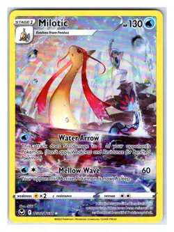 Pokemon TCG - Milotic - SWSH12: Silver Tempest Trainer Gallery TG02/TG30 Ultra R - Image 1