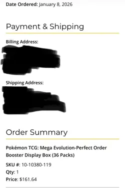 Pokemon TCG: Mega Evolution-Perfect Order Booster Display Box (36 Packs) Presale - Image 2