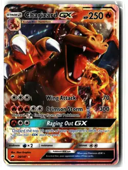 Charizard GX ⭐ 20/147 Holo Rare GX Burning Shadows 2017 Pokemon NM - Image 1