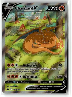 Charizard V ⭐ SWSH260 Holo Promo SWSH Black Star 2019 Pokemon NM - Image 1