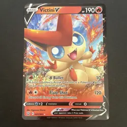 Victini V 021/163 Ultra Rare SWSH Battle Styles NM Pokemon TCG 2021 - Image 1