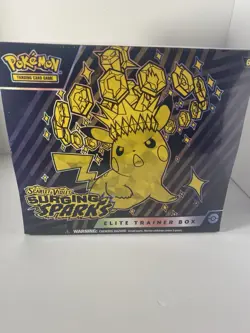 Pokemon TCG Sword & Shield Surging Sparks Elite Trainer Box ETB NEW Sealed - Image 1