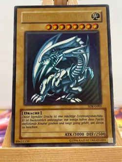 Blauaugiger W. Drache SDK-G001 Ultra Rare Deutsch EX YUGIOH - Image 1
