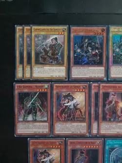 Lotto yugioh deck Sei Samurai Kizaru Hatsume Uniti Nisashi Consigliere di Shien - Image 3