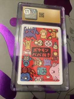Pokemon TCG Pikachu Playing Cards Old Maid 2019 Japanese Cgc PRISTINE 10 - Image 2