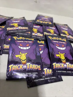 Pokemon 2022 Halloween Trick or Trade Booster Bundle Lot Of 26 Packs, 78 Cards! - Image 2