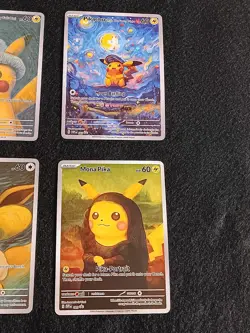 6 Pokemon x Van Gogh Black Star Promo ACG Art Card - read description - Image 4