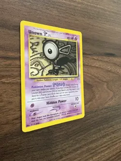 Unown [F] - Neo Discovery 48/75 Vintage Pokemon Card LP - Image 3