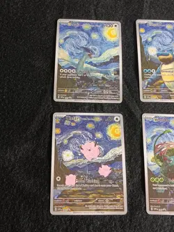 8 Pokemon x Van Gogh Black Star Promo ACG Art Card - read description - Image 2