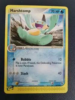 Pokemon Card Marshtomp 40/109 EX Ruby & Sapphire Uncommon - Image 1