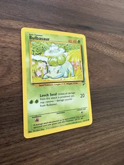 Bulbasaur - 67/130 - Pokemon Base Set 2 Card WOTC MP - Image 3