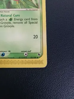 Pokemon Card Grovyle 32/109 EX Ruby & Sapphire Uncommon - Image 5