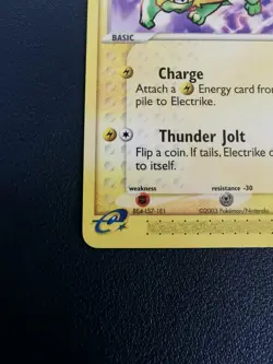 Pokemon Card Electrike 30/109 EX Ruby & Sapphire Uncommon - Image 4