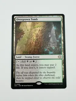 Overgrown Tomb Lorwyn Eclipsed NM Mtg Shock Land Non Foil - Image 1