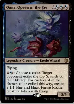 Oona, Queen of the Fae R Commander: Zendikar Rising 98 NM MTG x1 - Image 1