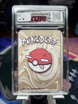 Pokederp Holo SLABBED! Shadowbud Gengar Vmax Alt JWilly Pokemon Cracked Customs - Image 2