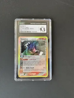 2005 Tyranitar Pokemon EX Delta Species Holo 16/113 CGC 9.5 MINT+ - Image 3