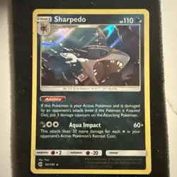 Pokemon TCG Sharpedo EX Ultra Rare 82/149 - Image 1