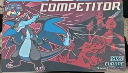 Pokemon - Mega Charizard X Play Mat [EUIC London 2026 Competitor Exclusive] - Image 1