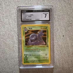 Pokemon Muk Fossil Holo Rare 13/62 CGC 7 Wizards of the Coast 1999 - Image 1
