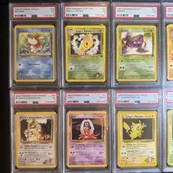 Pokemon PSA Graded Slabs - Lot - 10 Vintage Base, Jungle, Gym Challenge, Rocket - Image 3
