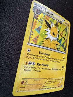 Pokemon Jolteon Black Star Promo Holo BW91 Stage 1 90HP BW Promos - Image 2