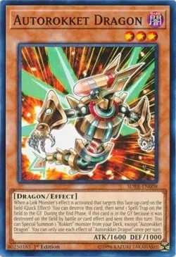 Autorokket Dragon - SDRR-EN008 - Common - 1st Edition - Lightly Played - Image 1