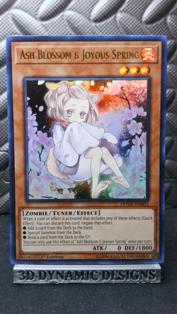 | Yugioh Ash Blossom Joyous Spring DUDE-EN003 1st Ultra Duel Ash NM 🔥 | - Image 1