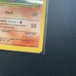 Charmeleon 24/102 Pokemon Cards WOTC TCG: Base Set 1999 Fire Excellent LP UK R - Image 2