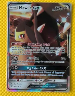 Mawile GX 141/236 Holo Ultra Rare Unified Minds Pokemon Card - Image 1