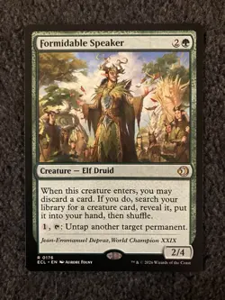 Magic The Gathering MTG - Formidable Speaker - Lorwyn Eclipsed - Image 1