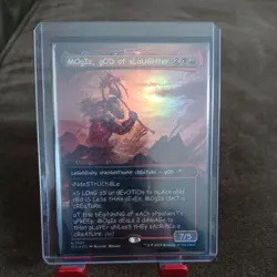 MOgIs, gOD of sLaUGHter (9994) (Rainbow Foil) MTG Secret Lair Drop English NM - Image 1