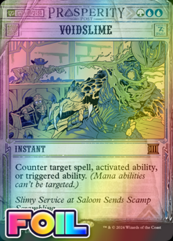 x1 Voidslime OTP Breaking News MTG 60 FOIL RARE M/NM 1x - Image 1