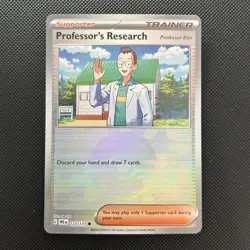Pokemon Card - Professor’s Research Pokeball 123/131 - Prismatic Evolutions - Image 2