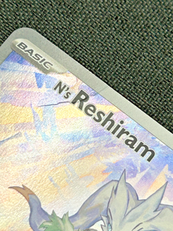 2025 Pokemon Scarlet Violet Journey Together 167 N's Reshiram Stamped Box Topper - Image 5