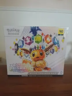 Pokemon Prismatic Evolutions ETB Elite Trainer Box Factory Sealed Dollar General - Image 1