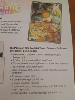 Pokemon Prismatic Evolutions ETB Elite Trainer Box Factory Sealed Dollar General - Image 2